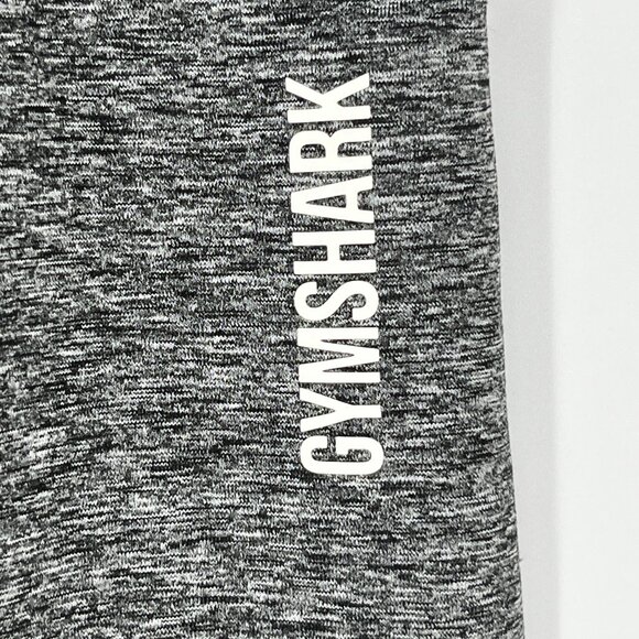 Gymshark Flex Seamless High Waist Gray Marl Leggings Small Workout Athleisure - Picture 5 of 9